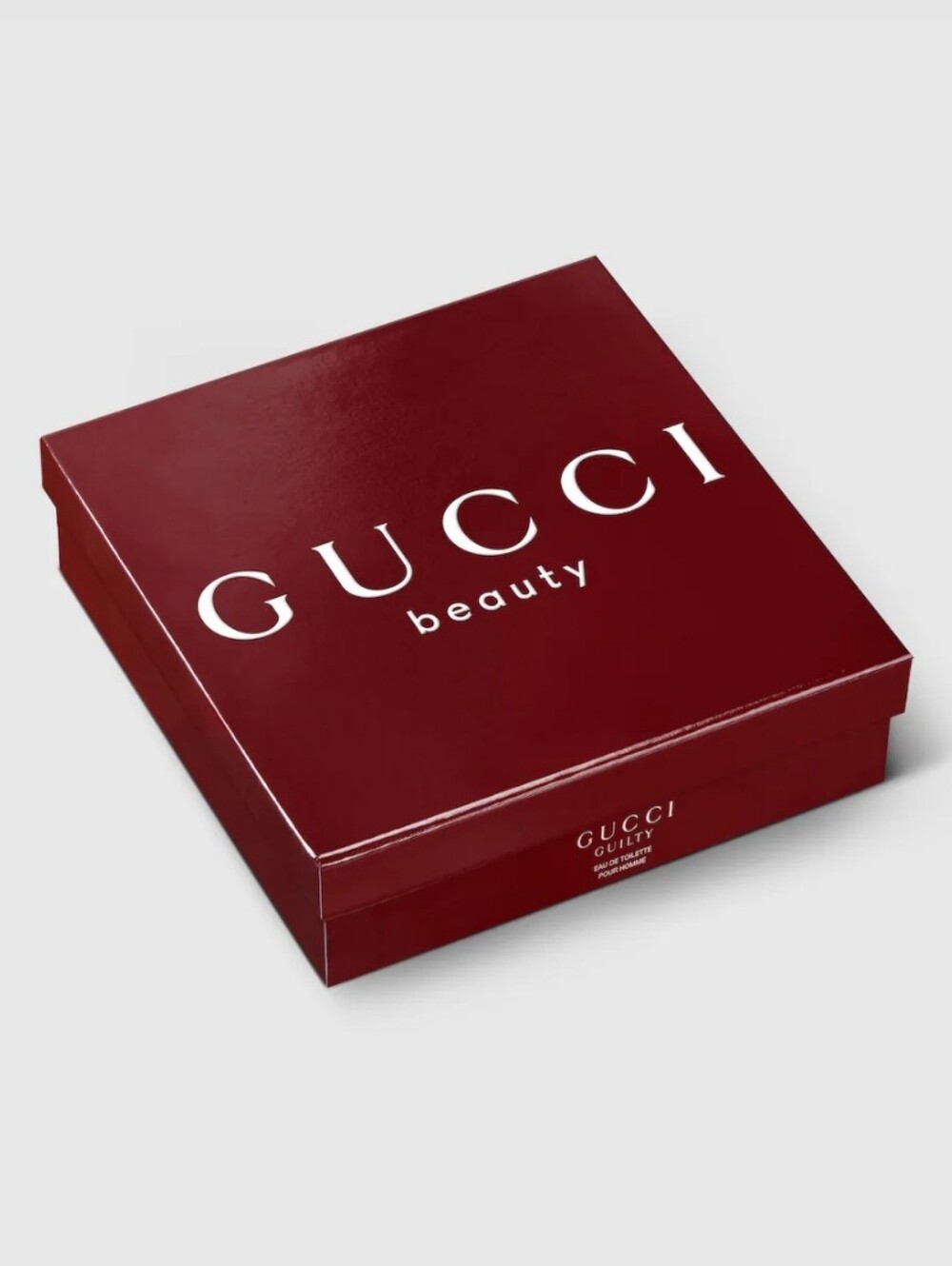 NWOT: Gucci Beauty Box in Burgundy and White